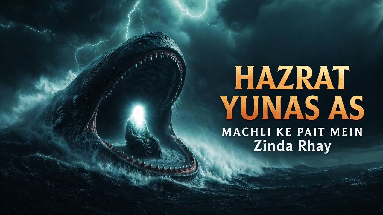 Hazrat Yunus (AS) Aur Machli ka Waqia | Hazrat Yunus (AS) Machli kay Pait may kesay Zinda Rhay?
