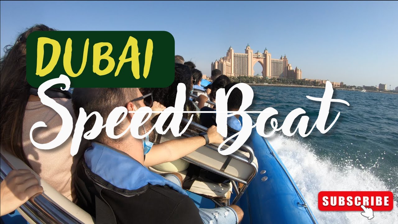 Dubai Marina & Speed Boat Tour 4K
