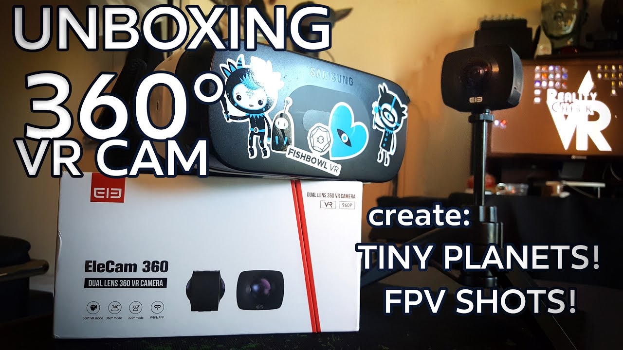 Unboxing the EleCam 360&deg; Dual Panoramic Lens VR Camera