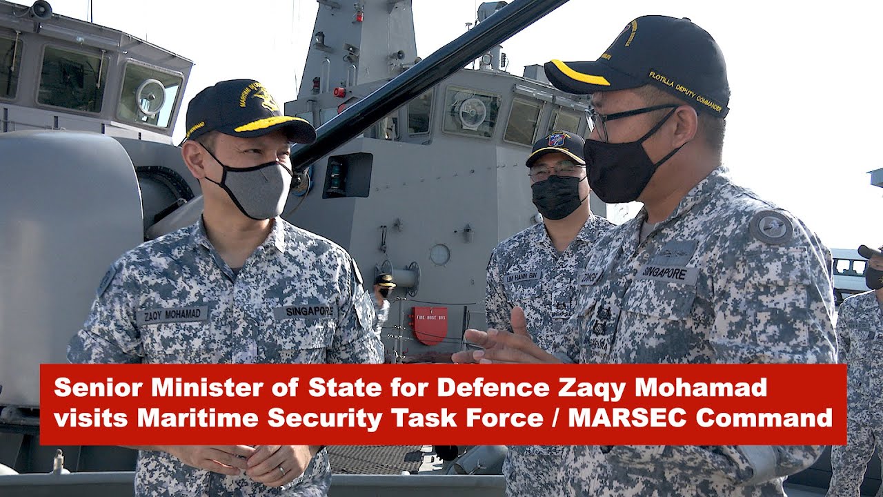 SMS Zaqy Mohamad visits MSTF/MARSEC Command at Changi Naval Base