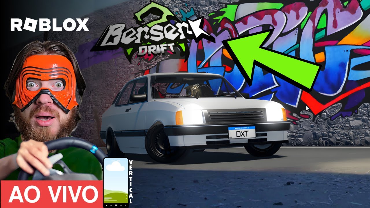 🔴📱 DRIFT COM CARROS BR NO ROBLOX! (Vem jogar comigo) | Berserk Drift 2
