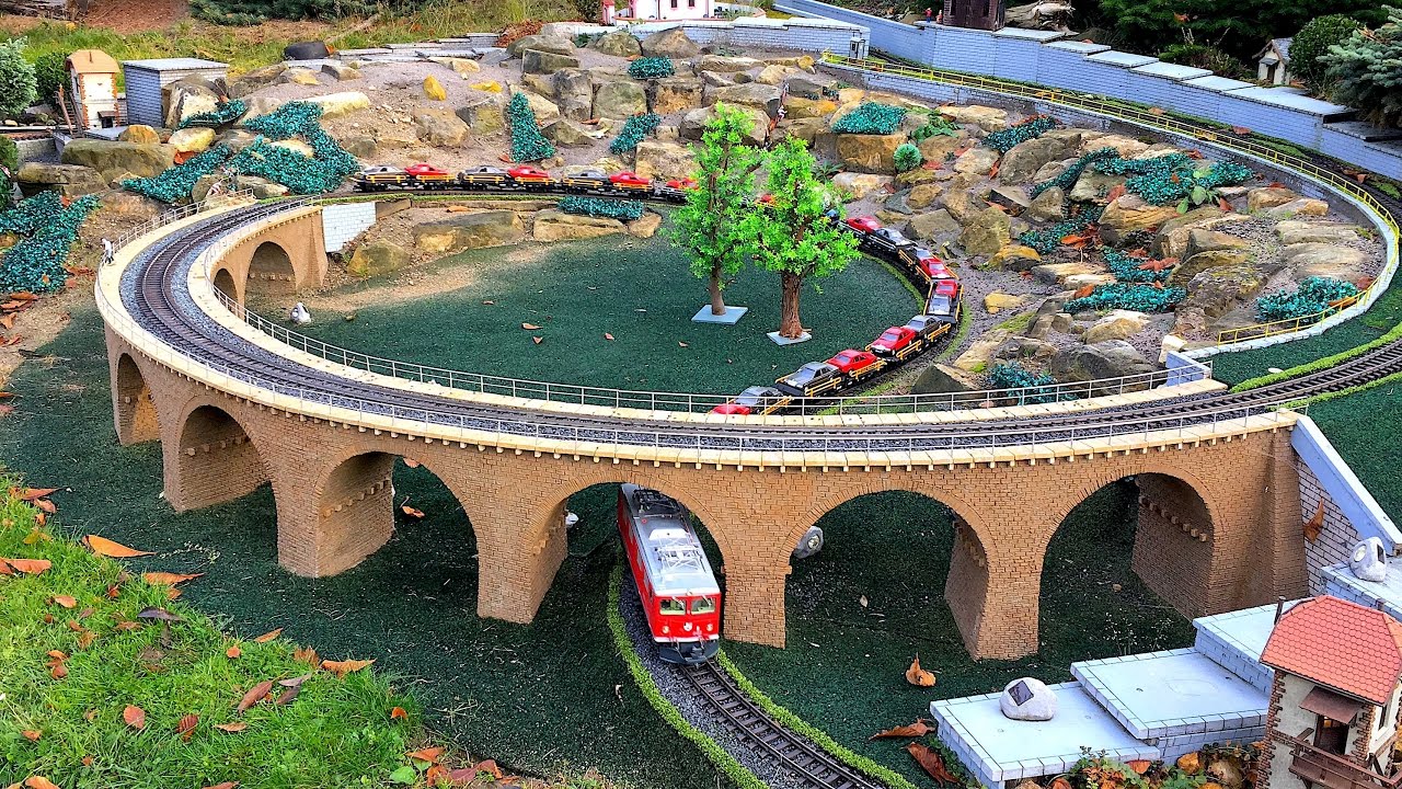Bernina Express Railway - Die riesige Garten Modellbahn 2.