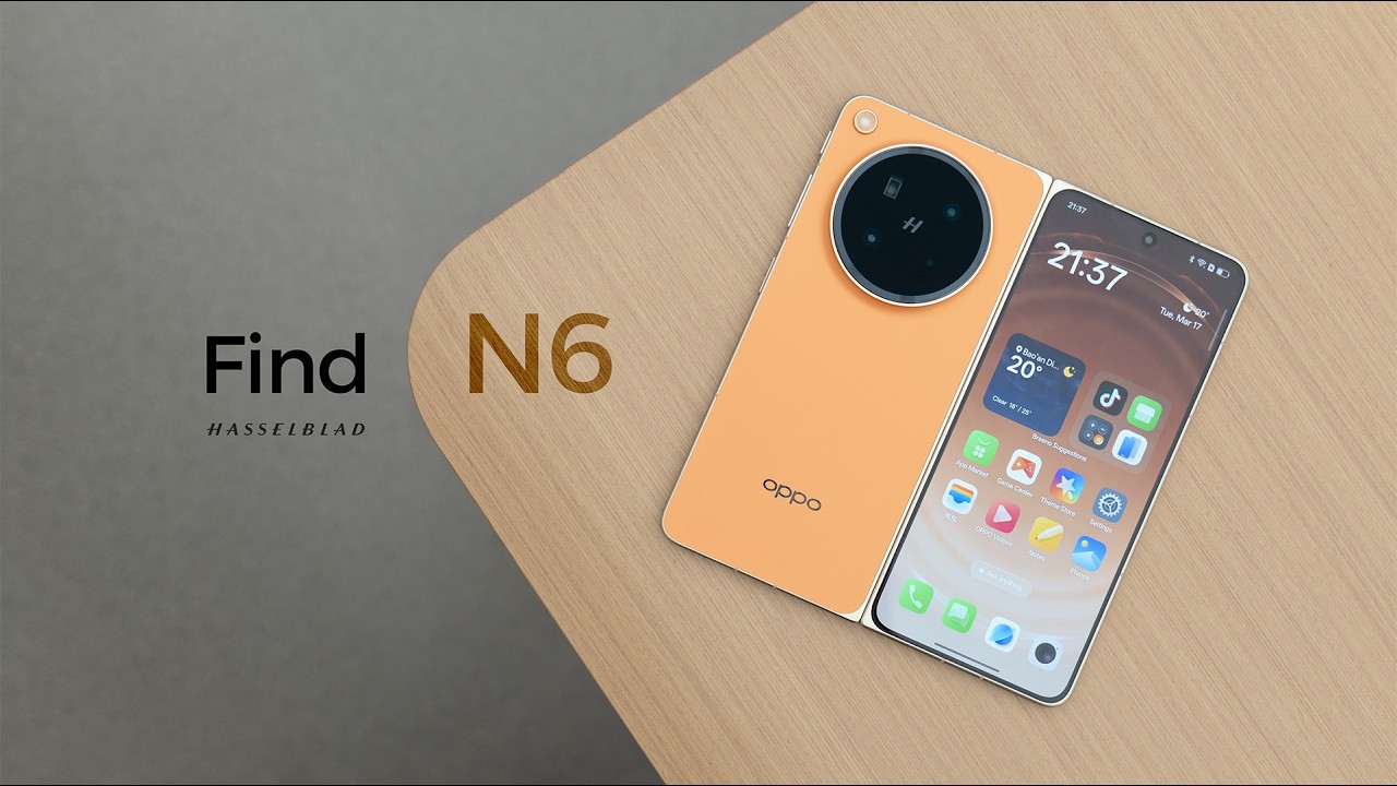 OPPO Find N6: первый обзор складного смартфона, наконец-то избавившегося от заломов.