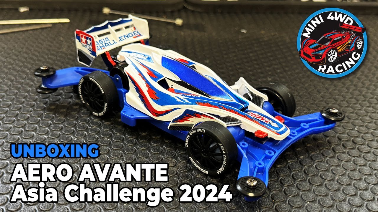 Tamiya Aero Avante Asia Challenge 2024 Mini 4WD Unboxing