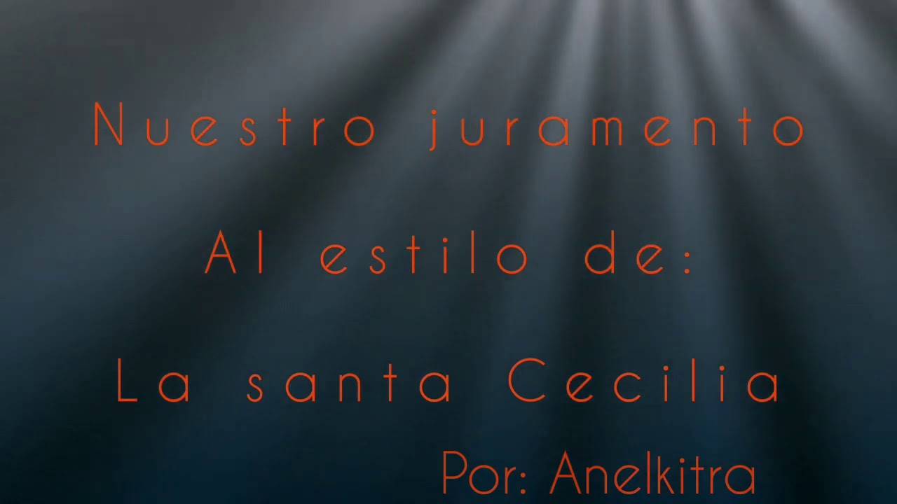 Nuestro juramento-Karaoke- al estilo de: La santa Cecilia