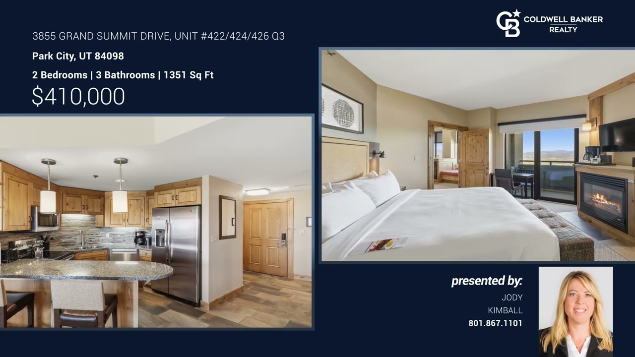2-Bedroom, 3-Bathroom Ski-In/Ski-Out Grand Summit Quarter Share Condo