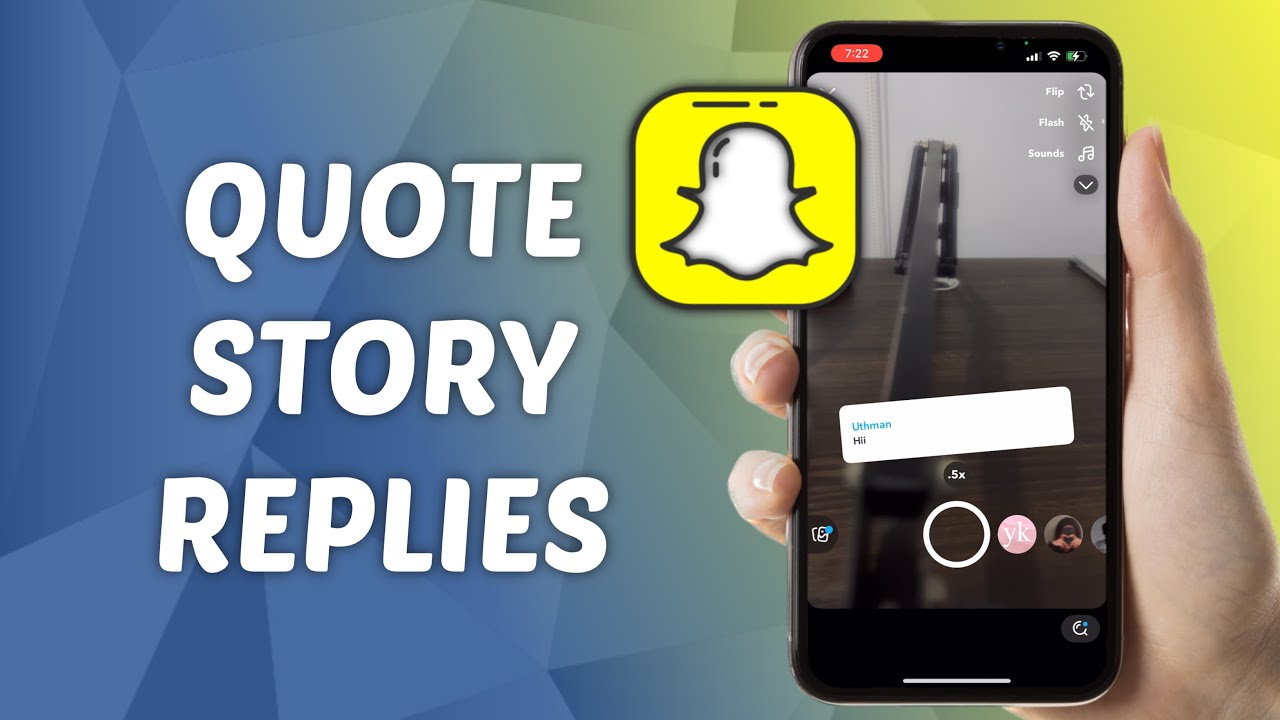 Как цитировать ответ в истории в Snapchat! (2025)