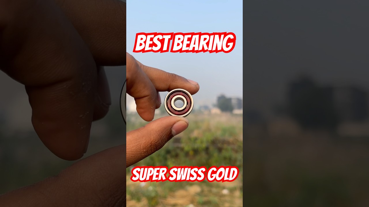 Super Swiss Gold 🛞✨ One of the BEST Bearings for Skaters! 
