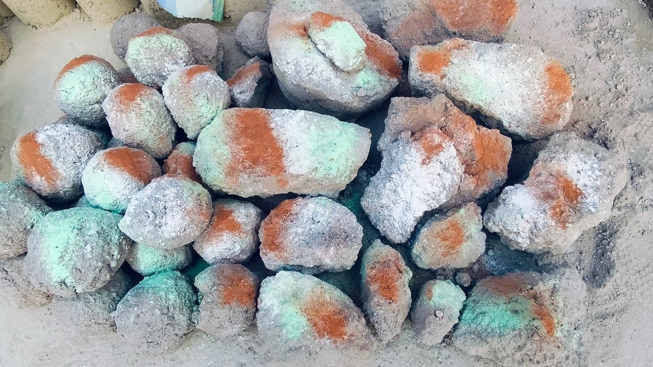 ASMR ✨ Multi Texture Chunks Dry Floor Claypot Crumbles #oddlysatisfying