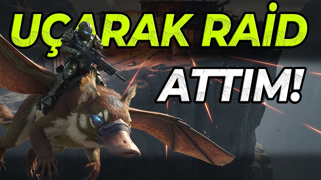 MAEWİNG İLE UÇURUMDAKİ BASE'YE RUSH ATTIM! | ARK SURVİVAL TÜRKÇE PVP!