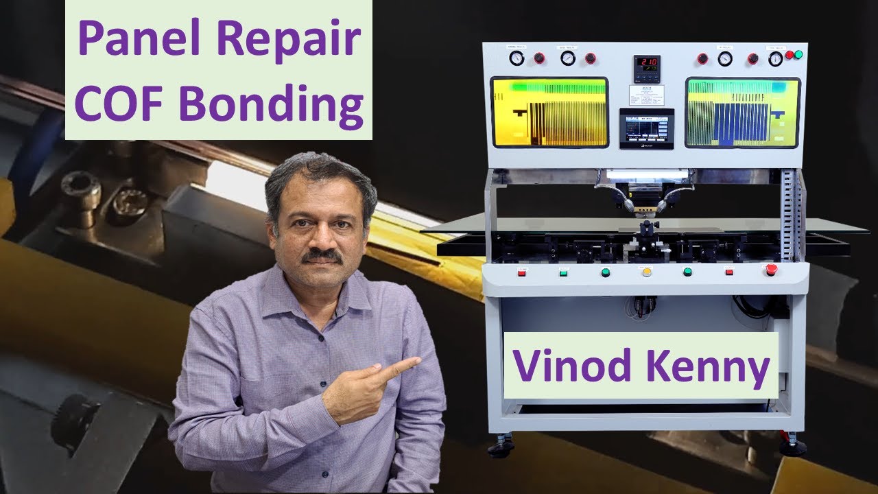 COF BONDING MACHINE FULL DEMO! How to Repair LCD TV Panels (COMPLETE)