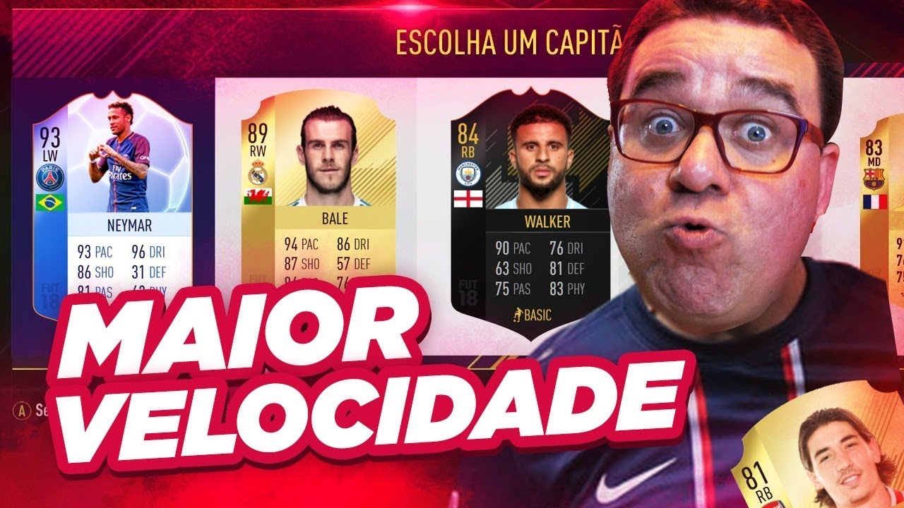 OS MAIS RÁPIDOS DO FUT DRAFT