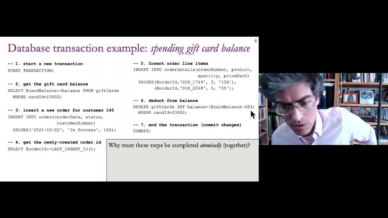 CS-310 Lecture 15 - Choosing a Database