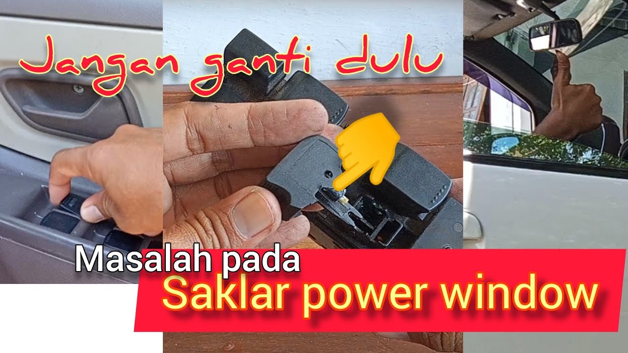 CARA MEMPERBAIKI SWITCH POWER WINDOW || Suzuki New Karimun Estilo || DIY