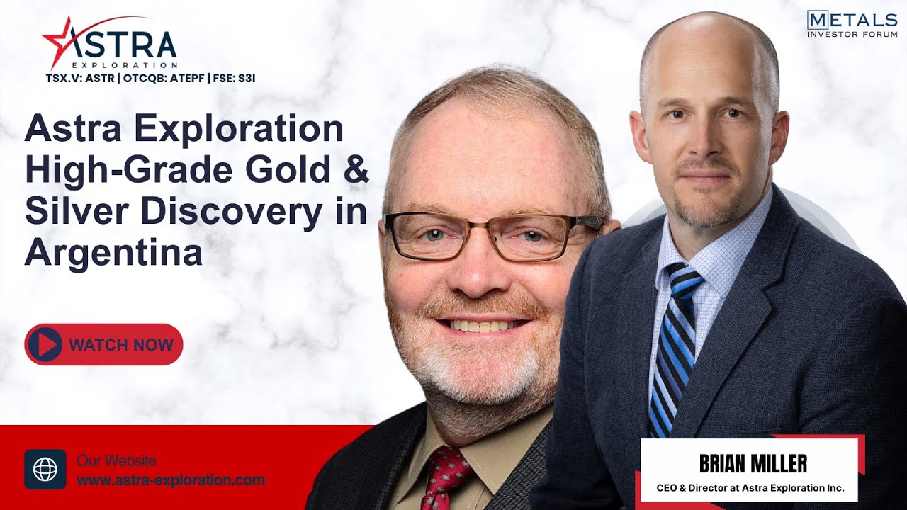 Brian Miller of Astra Exploration Inc  talks to Jeff Clark at the September Metals Investor Forum