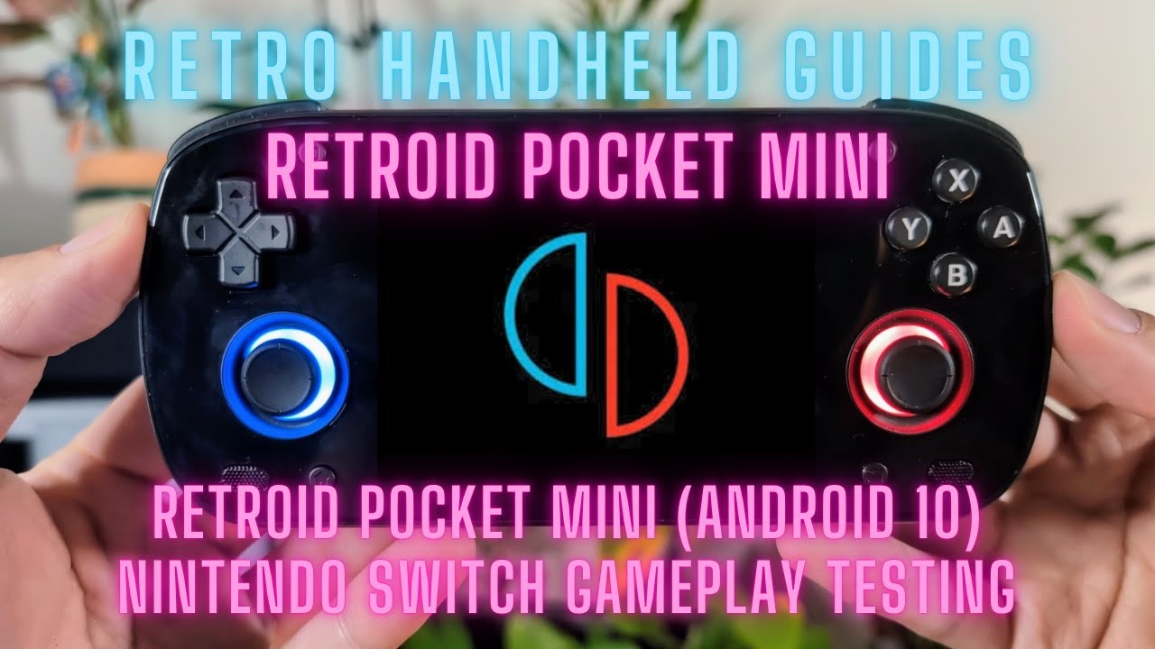 Тестирование игрового процесса Retroid Pocket Mini Nintendo Switch