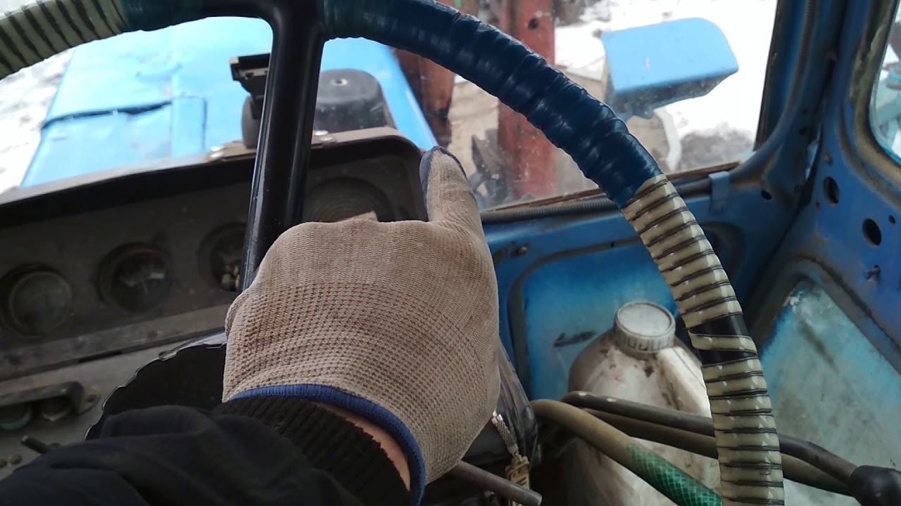 Холодний запуск МТЗ на 24Вольт. Всі в шокі
