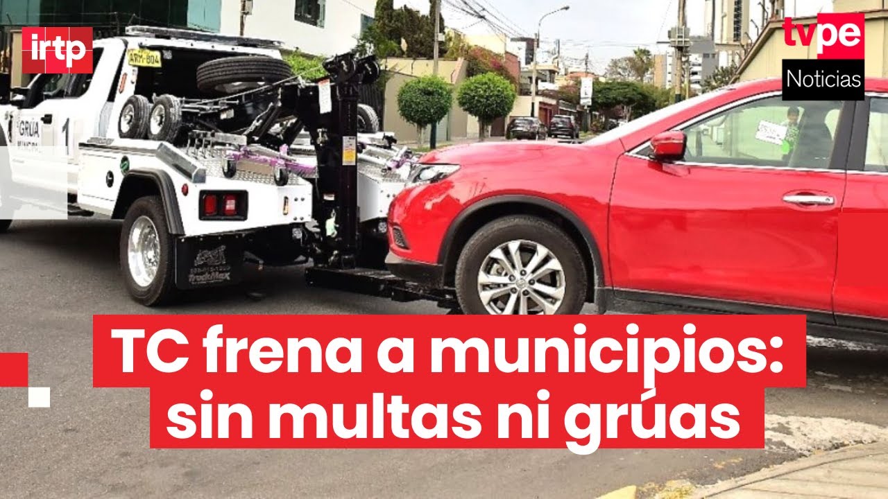 TC prohíbe a municipalidades remolcar autos y aplicar multas por mal estacionamiento