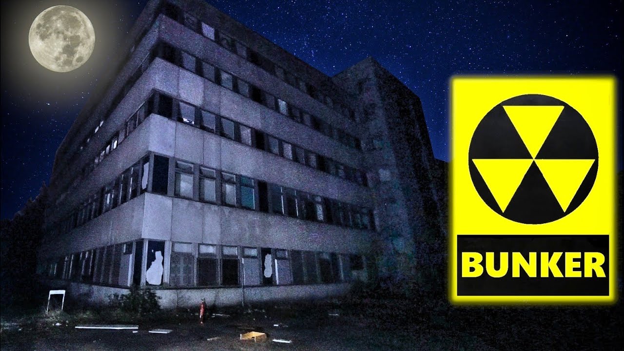DAS VERLASSENE DDR KRANKENHAUS BEI NACHT + INTAKTEM BUNKER!