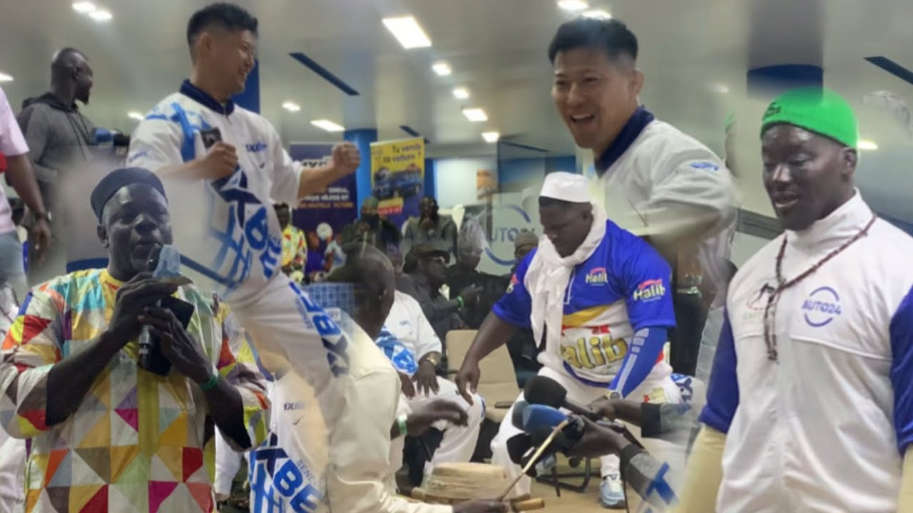 100% Ambiance de Songuo Tine Japonais…Domou Lebou ak Sérère la 😀😀