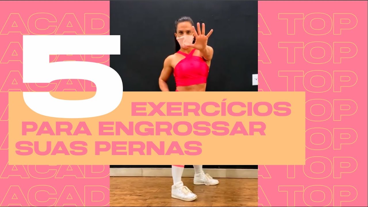 5 Exerc&iacute;cios para engrossar suas pernas | #shorts