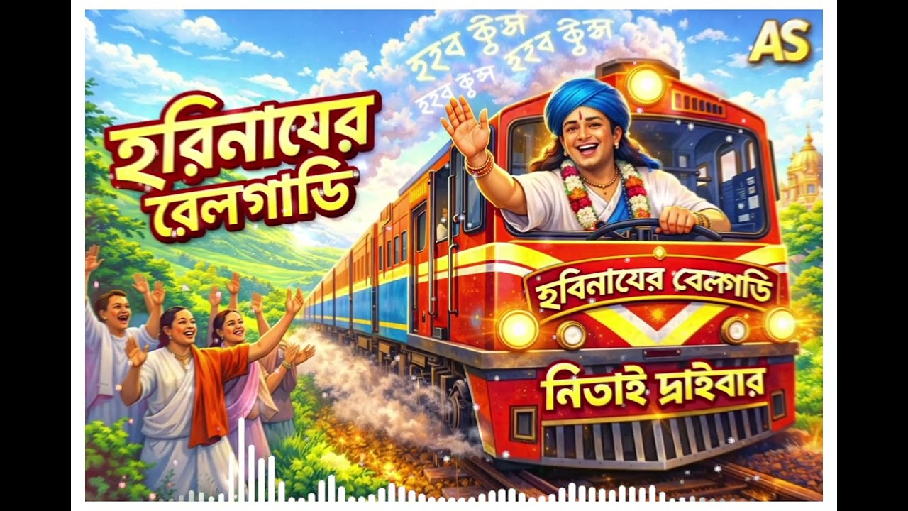 হরি নামের রেলগাড়ি ll hori name er reall nogor songkirton ll nitai daivar khrisna new song 