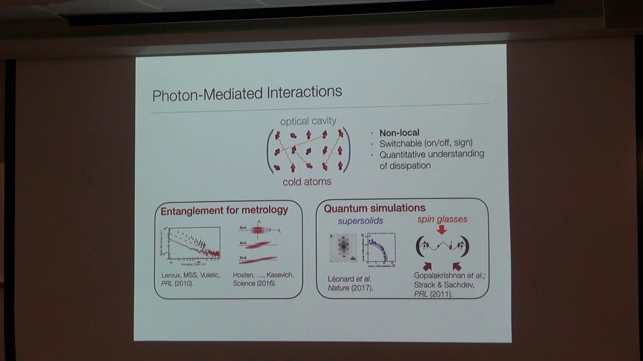 JQI Seminar 11/27/2017 - Monika Schleier-Smith
