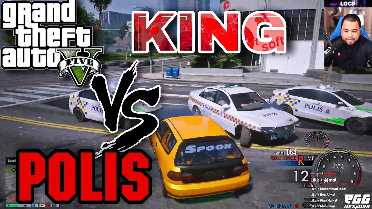 🔴 GTA V | Chiko King Kena Kejar Polis