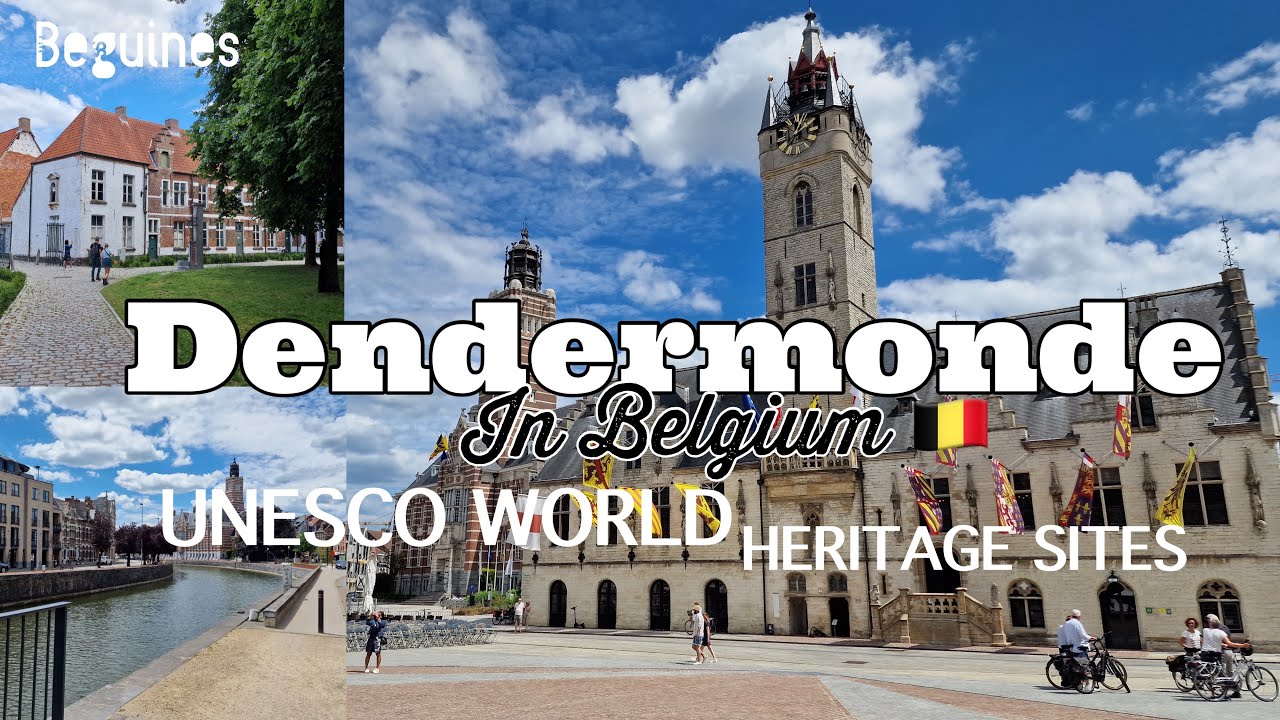 DENDERMONDE, BELGIUM | HD-4K CITY WALK TOUR