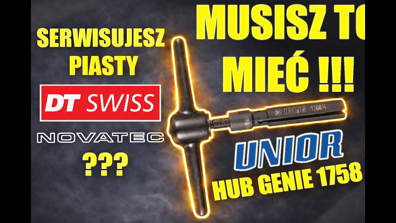 UNIOR HUB GENIE 1758 // Niezbędne Narzędzie Do Serwisu Piast DT 350 i NOVATEC