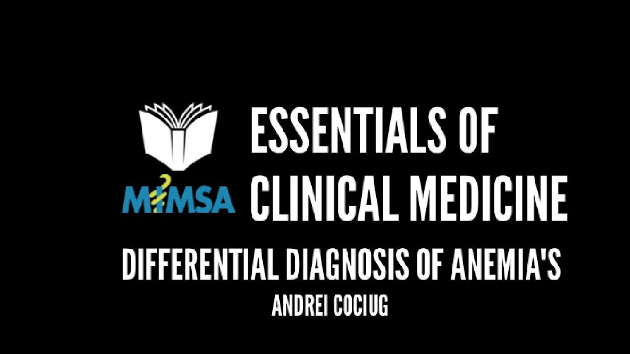 Essentials of Clinical Medicine- Differential Diagnosis of Anemia´s