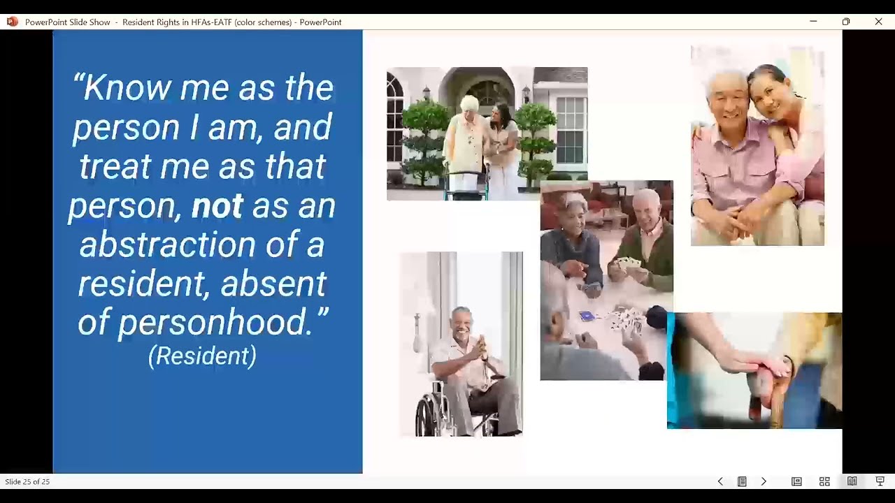 Homes for the Aged Resident Rights