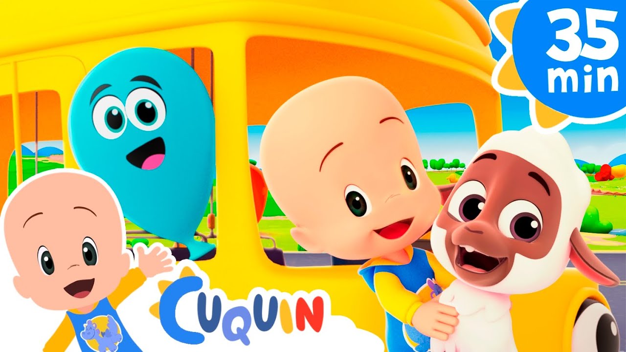 Las ruedas del bus de los animales y más canciones y episodios de Cuquín