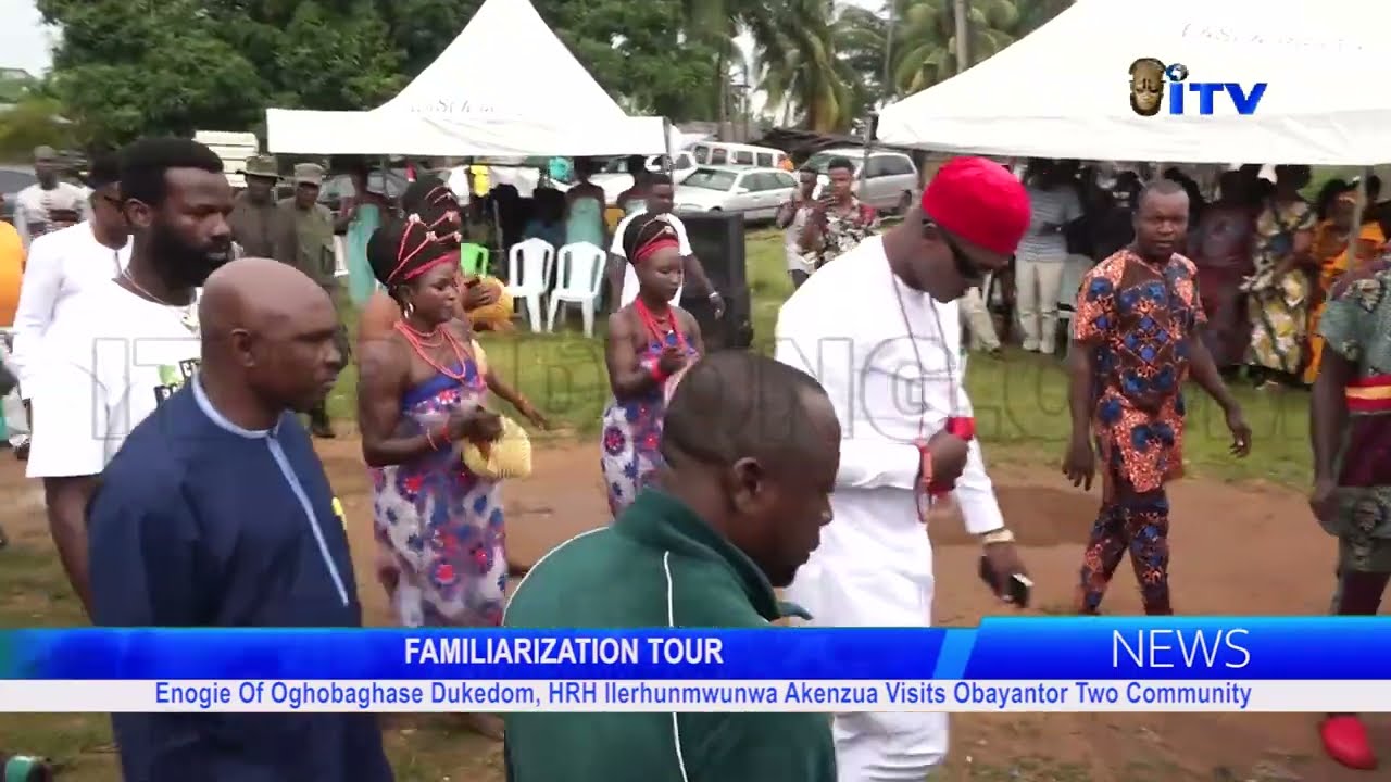 Enogie Of Oghobaghase Dukedom, HRH Ilerhunmwunwa Akenzua Visits Obayantor Two Community