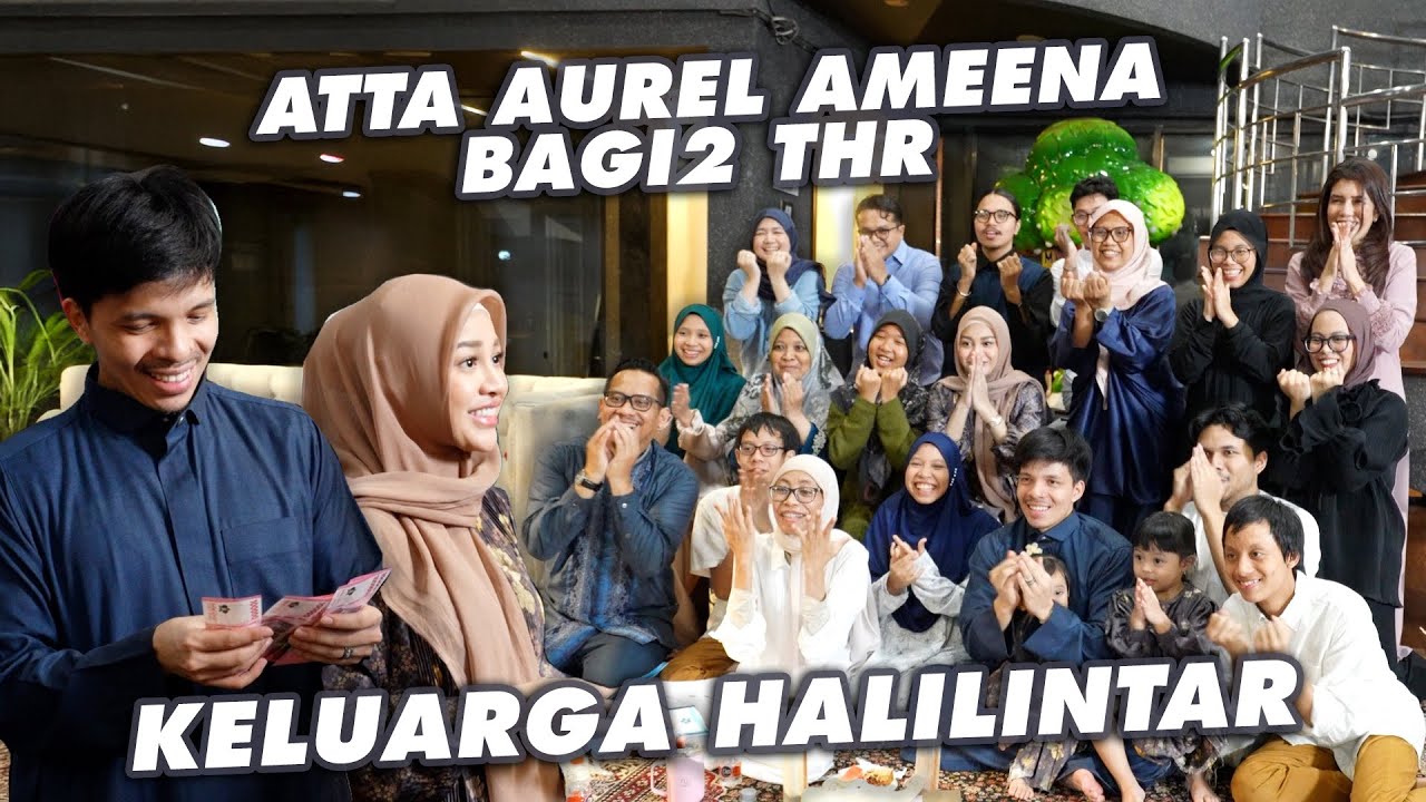 AMEENA BAGI THR KELUARGA HALILINTAR!! SEMUA KUMPUL