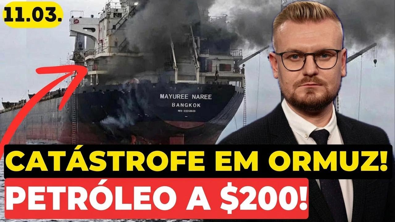 Petróleo pode chegar a US$200! Irã afunda navios e ataca Omã. Putin comemora.