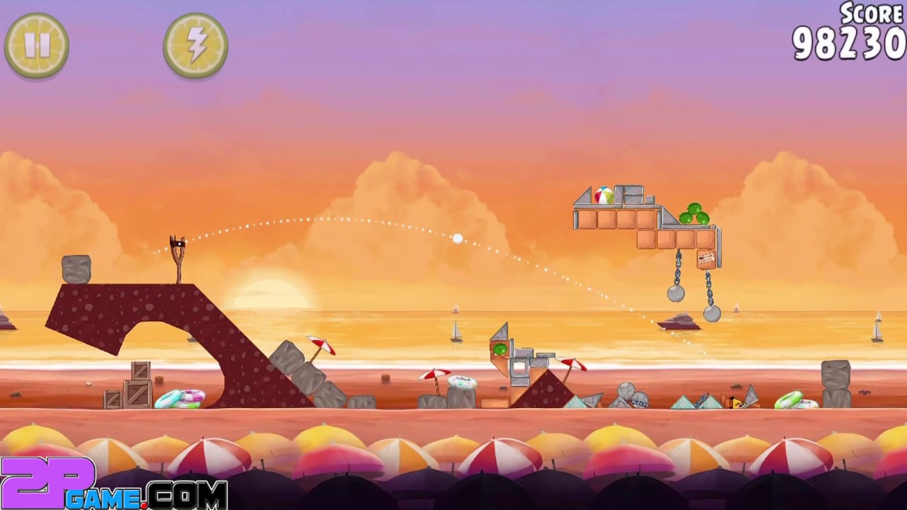 Angry Birds Rio - Rovio Entertainment Ltd MARKET MAYHEM Level 29-30, GOLDEN BEACHBALL 1-5