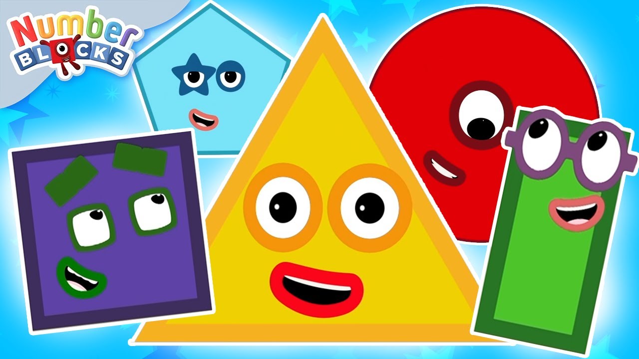 Explorer les Formes!🟡🟩 Compilation pour enfants | Apprenez &agrave; compter 123 | Numberblocks fran&ccedil;ais