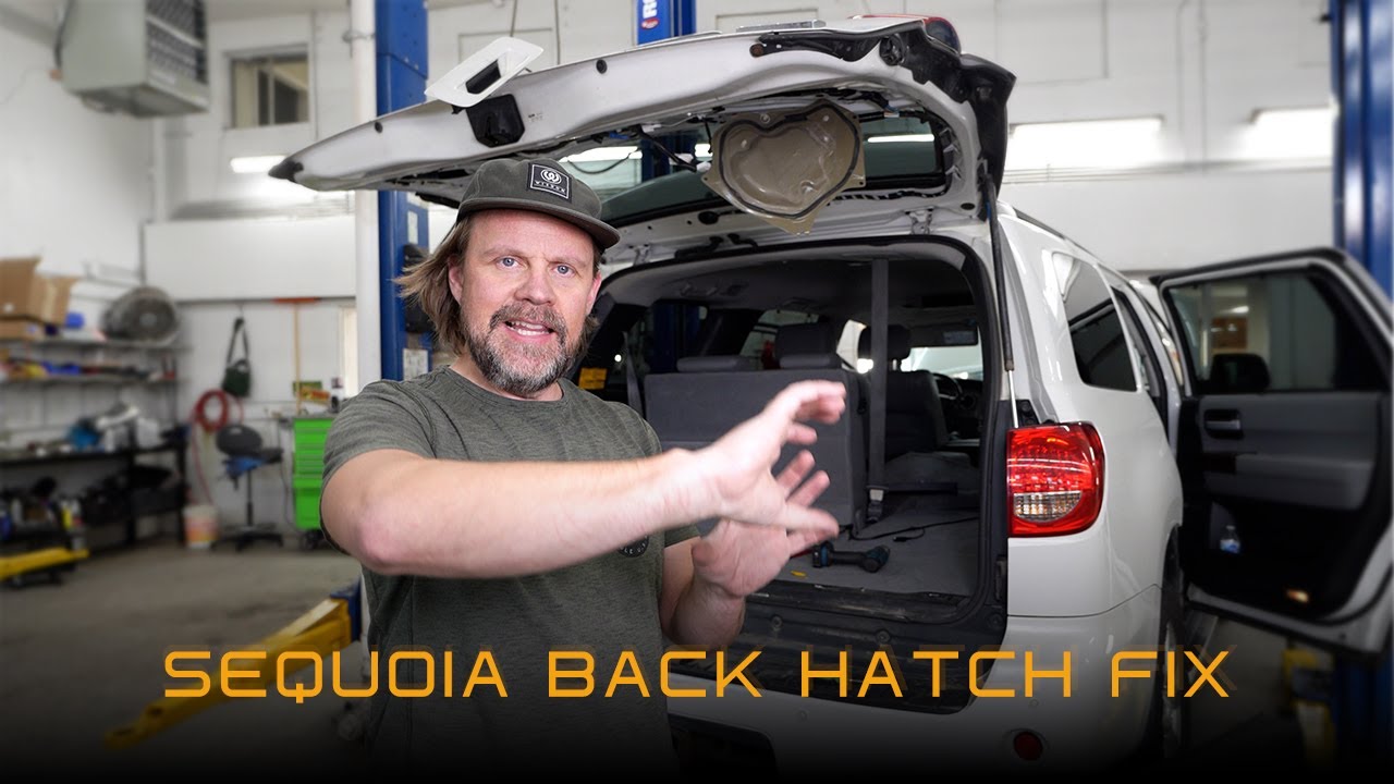 The Correct Fix! Toyota Sequoia Back Hatch Door Stuck Latch