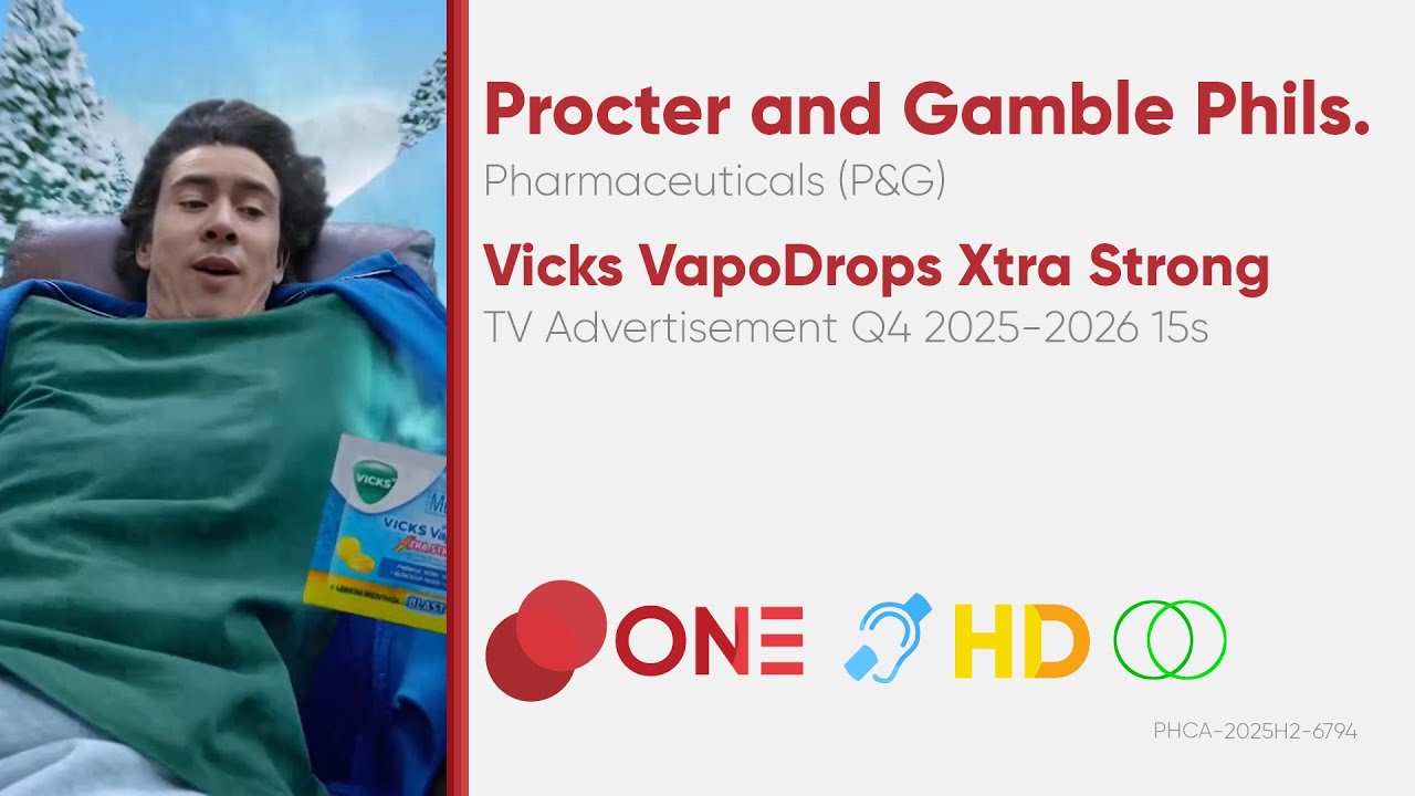 Vicks VapoDrops Xtra Strong TV Ad Q4 2025-2026 15s (Philippines) [CC/HD/ST]