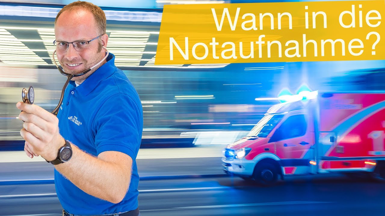 Notaufnahme oder Notdienst ❓ Krankenhaus vs. ärztlicher Bereitschaftsdienst