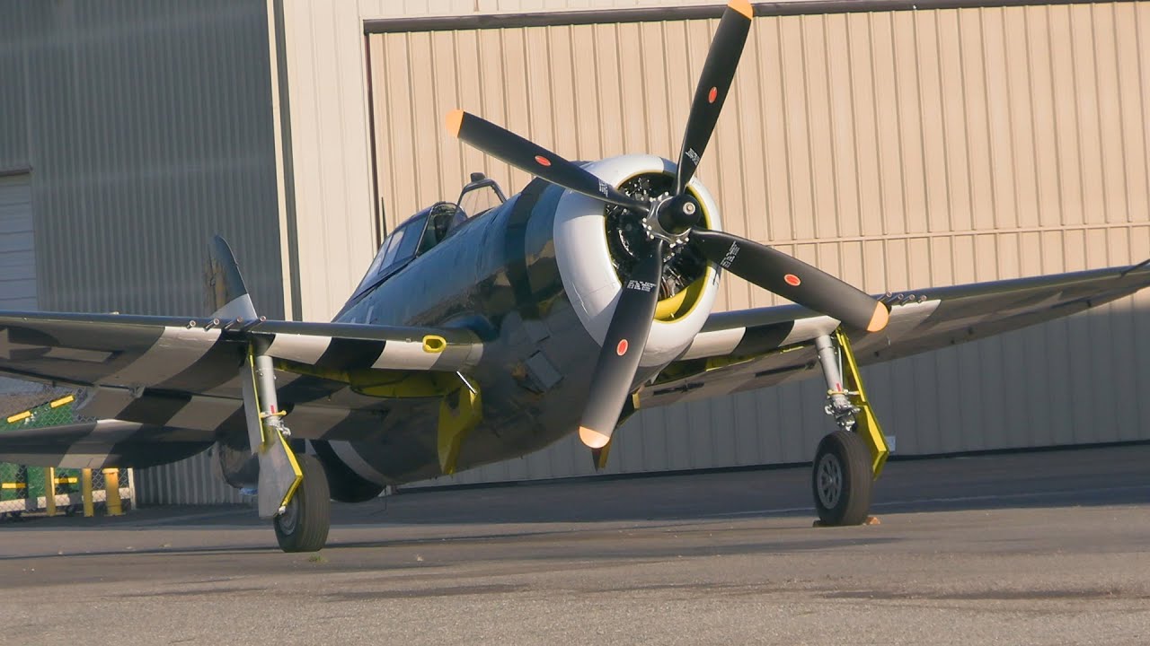 Republic (Curtis-Wright Built) P-47G Thunderbolt First Flight After Engine and Propellor Restoration