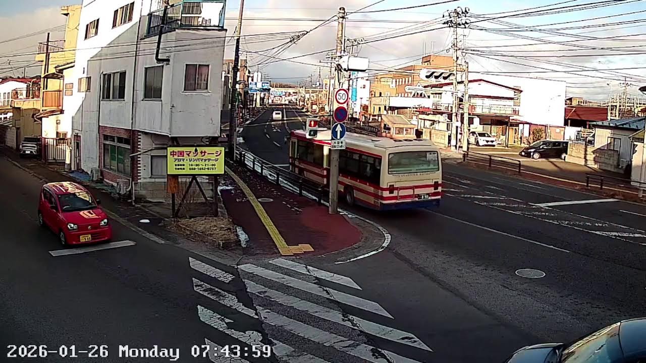 福島県白河市字道場小路ライブカメラ Fukushima Shirakawa Live Camera.world.cam