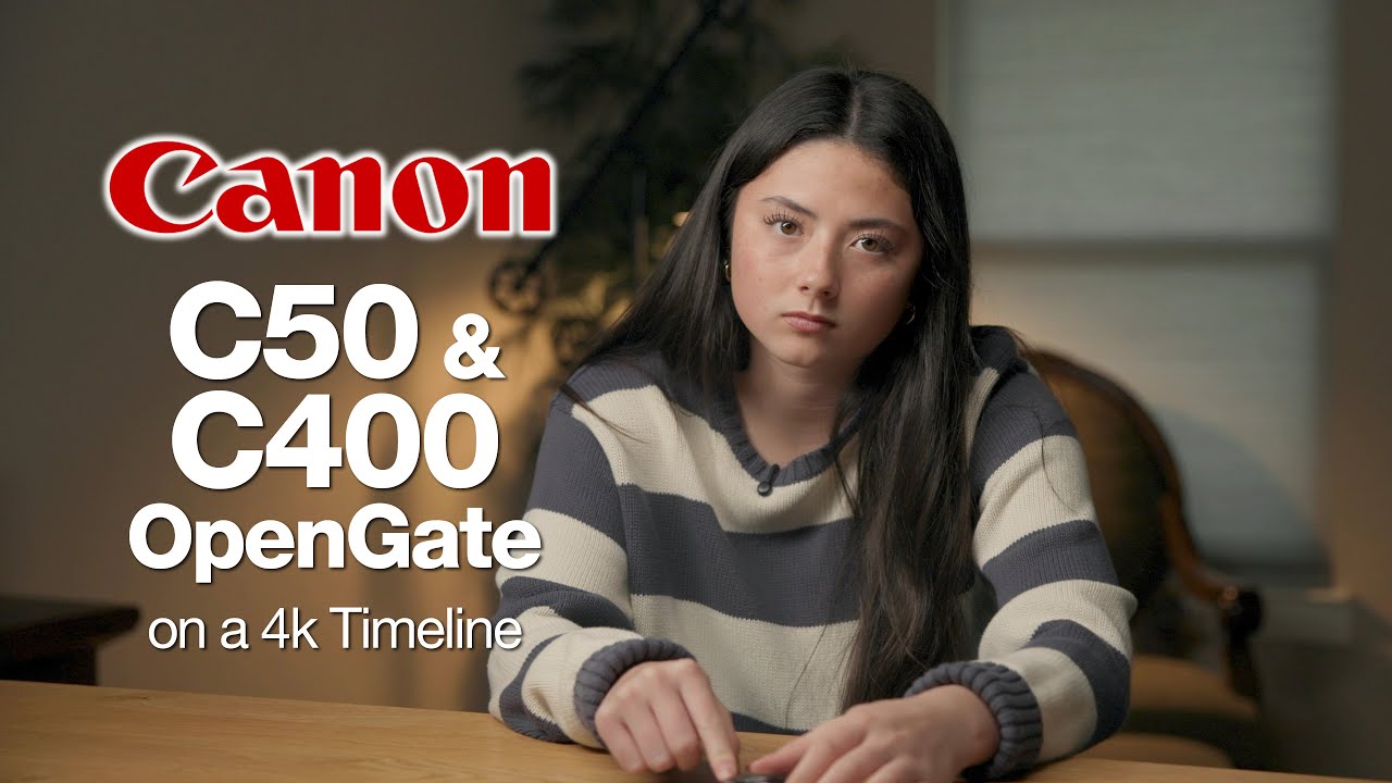 Canon C400 and the Canon C50 cut together.