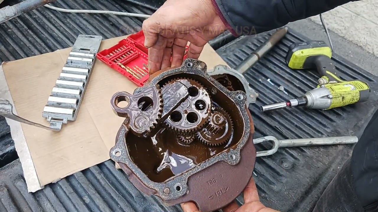 lavadora frigidaire electrolux tira agua? desarmado de trasnmision para reparacion..