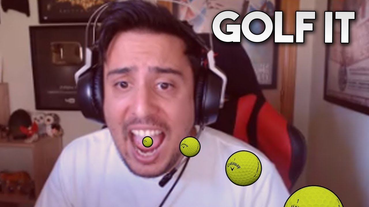 ME EMPUJA Y ME ENFADO MUUUUUCHO! GOLF IT