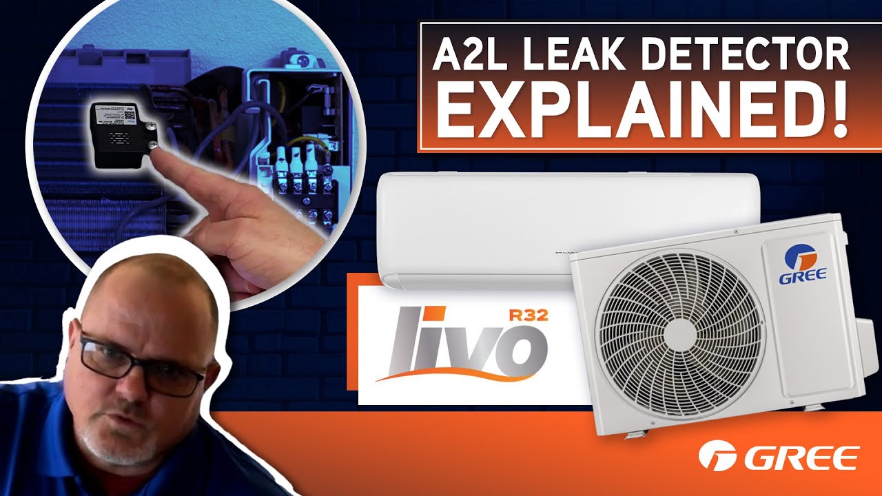 A2L Leak Detector on a GREE R32 Mini-Split Explained