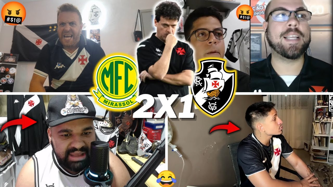REAÇÕES DOS VASCAINOS REVOLTADOS '' FORA DINIZ '' MIRASSOL 2 X 1 VASCO | BRASILEIRÃO 2026
