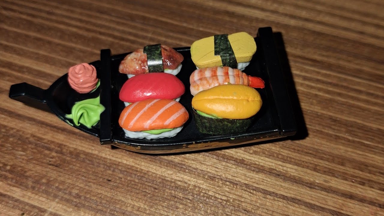 Mini Brands Masterchef Around The World Making Sushi Boat #zuru #minibrands 