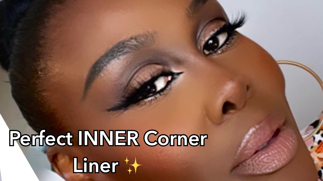 TUTORIAL ON HOW TO PERFECT THE INNER CORNER LINER FOR WATERY EYES! 💦🖌️ | Fumi Desalu-Vold